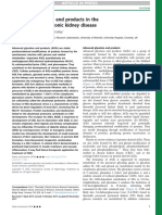 Advanced Glycation End Products in The Pathogenesis of Chronic Kidney Disease