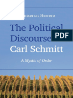 Montserrat Herrero - The Political Discourse of Carl Schmitt - A Mystic of Order-Rowman & Littlefield (2015)