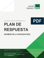 Plantilla Plan de Respuesta (Riesgos de Emergencia)