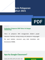 Paparan Petunjuk Teknis Pelaporan SKM Tahun 2021