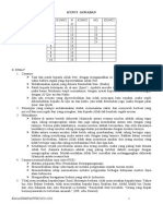 Kunci Jawaban Soal Pilihan Ganda dan Essay