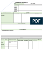 Esquema Matriz de Planificación Unidad de Aprendizaje 2021