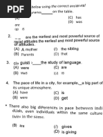 Ci Guisti The Study of Language.: Racial Attitudes The Earliest and Most Powerful Source of Attitudes