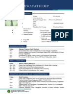 Daftar Riwayat Hidup Peneliti