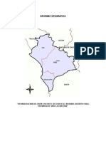 Informe Topografico Dren Ch-8