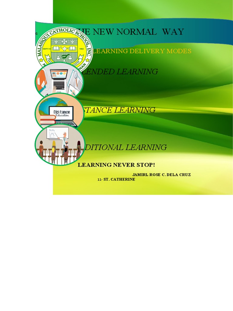 Alternative Learning Delivery Modes | PDF