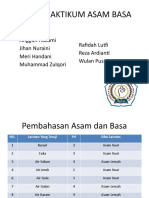 Hasil Praktikum Asam Basa