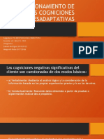 Presentación1 - Cuestionamiento de Las Cogniciones Desadaptativas