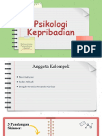 Psi - Kepribadian-Behaviorisme Skinner