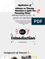 Seminar Hasil Pemanfaatan Nanokitosan Sebagai Adsorben Merkuri (HG) Pada Pengolahan Bijih Emas-Dikonversi-Dikompresi