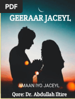 Geeraar Jaceyl: Erayo Macaan oo Qoraal ah | PDF