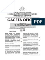 Reformas a la Ordenanza de Administración del Registro de la Propiedad en Guayaquil