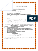 Tema 2. Sistema Fonológico