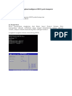 Menerapkan Konfigurasi BIOS Pada Komputer