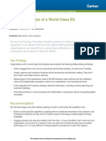Top Five Attributes of A World-Class EA Discipline: Key Findings