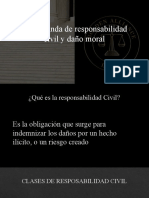 La Demanda de Responsabilidad Civil y Daño Moral