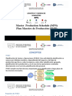 Programa Maestro de Producción