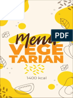 menu vegetarian 1400 kcal