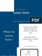 Action Verbs Vocabulary PPT