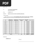 Excavator Billing