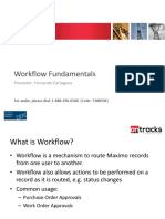 Workflow Fundamentals: Presenter: Fernando Cartagena