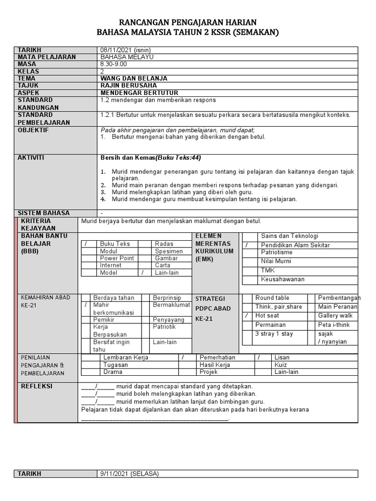 RPH BM T2 | PDF