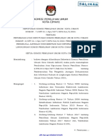 SK Perubahan Pengelola JDIH KPU Kota Cimahi 2021
