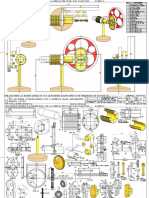 Hot Air Engine (Stirling Engine) With A Rombisch Crank Arrangement General Layout