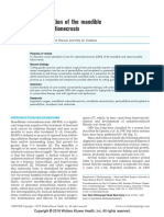 Reconstruction of The Mandible For Osteoradionecrosis: Review