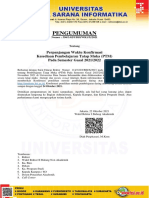 Edaran Perpanjangan Waktu Pengisian Kesedian PTM 22 Okt 2021