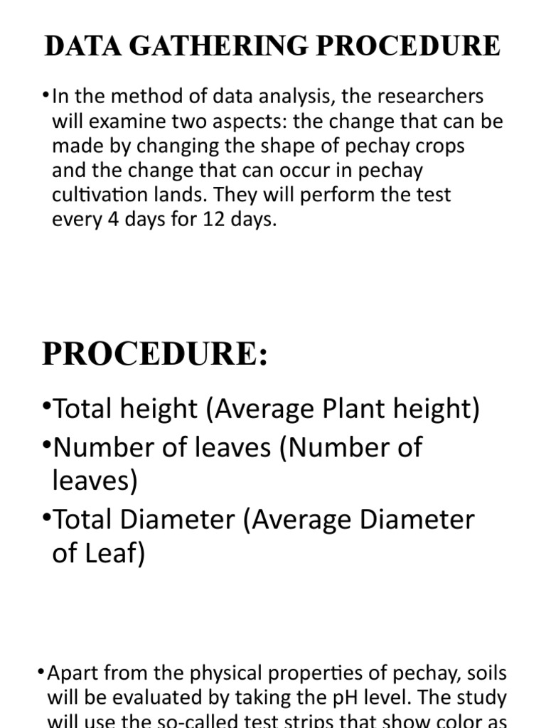 Data Gathering Procedure PDF