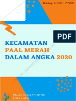 Kecamatan Paal Merah Dalam Angka 2020