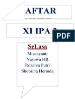 Daftar Piket Xi Ipa 2