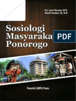 Buku Sosiologi Masyarakat Ponorogo 2016
