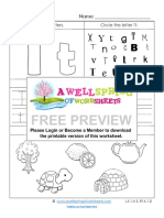 ABC Worksheets Letter T WM