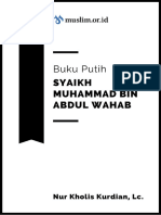 Buku Putih Syaikh Muhammad Bin Abdul Wahab