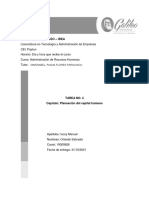 Planeación del capital humano en la organización