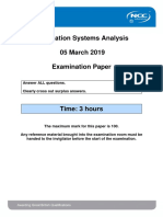 ISYSA Exam Paper Spring 2019 FINAL 9173