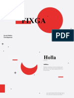 Fixga: Social Media Development