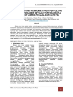 Analisis Distorsi Harmonisa Pada Penyulang Abang Karangasem Setelah Terpasangnya Pembangkit Listrik Tenaga Surya (PLTS)