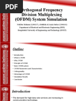 Orthogonal Frequency Division Multiplexing (OFDM) System Simulation