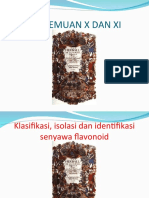 Pertemuan X Dan Xi Klasifikasi, Isolasi Dan Identifikasi Senyawa Flavonoid