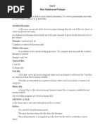 Absolute File Name:: Unit-V Files, Modules and Packages Files