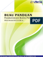 Buku Panduan Pembayaran Biaya Pendidikan Reg A TA 2020 2021