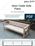 Falcon Wing Sofa Plans