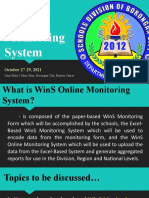 Wash in Schools Monitoring System