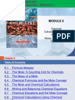 MODULE 6 INCHEM PDF Chemical Calculations and Equations