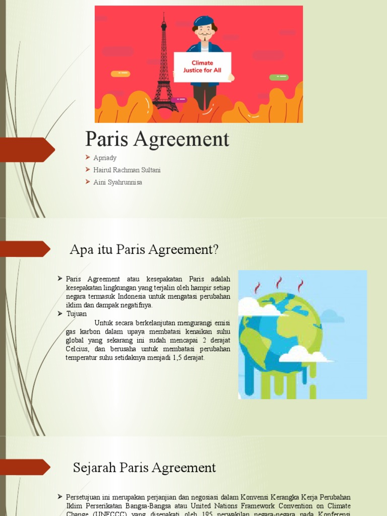 Memperkenalkan Paris Agreement PDF
