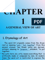 Chapter 1 View of The Arts