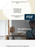 Rendimiento Escolar